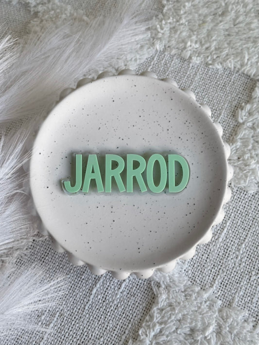 Personalised Double Layer Name/Word Cake Fropper