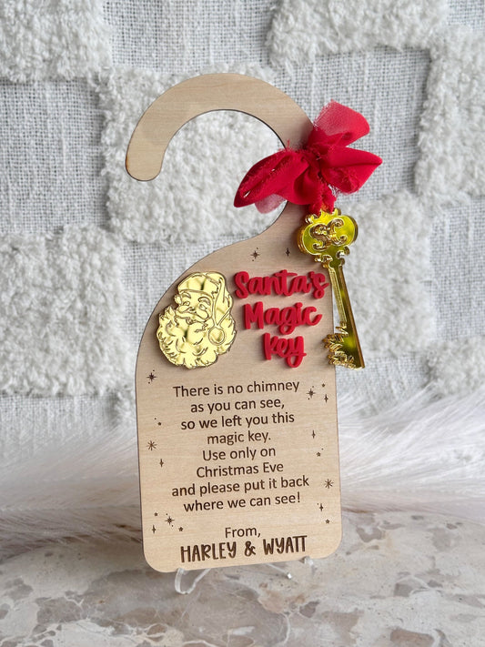 Santa's Magic Door Hanger Key