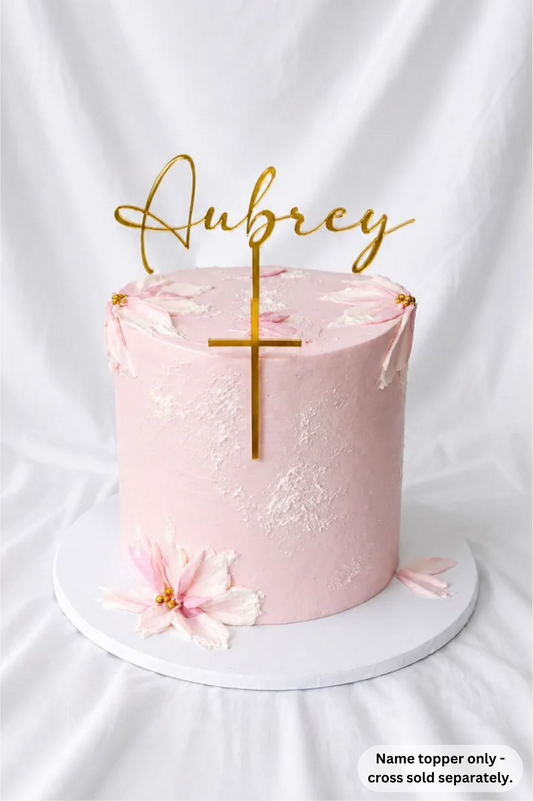 Personalised Single Layer Name/Word Cake Topper