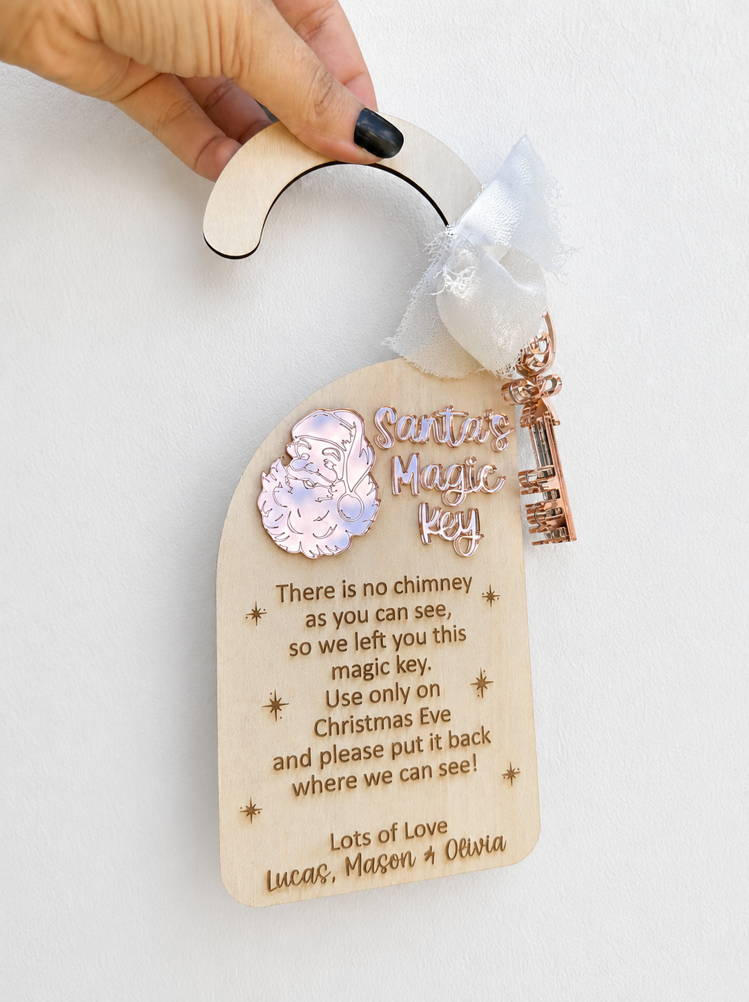 Santa's Magic Door Hanger Key