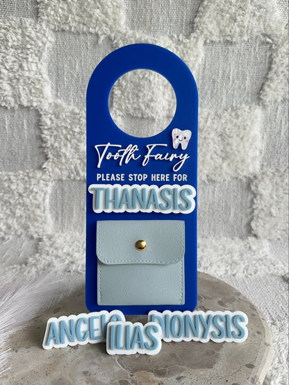 TOOTH FAIRY Please Stop Here Door Hanger