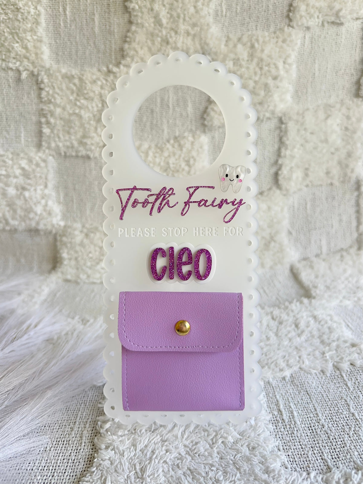 TOOTH FAIRY Please Stop Here Door Hanger