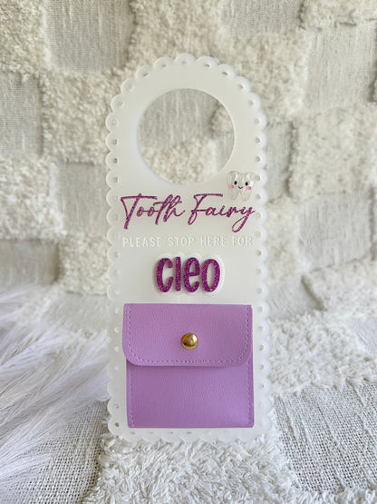 TOOTH FAIRY Please Stop Here Door Hanger