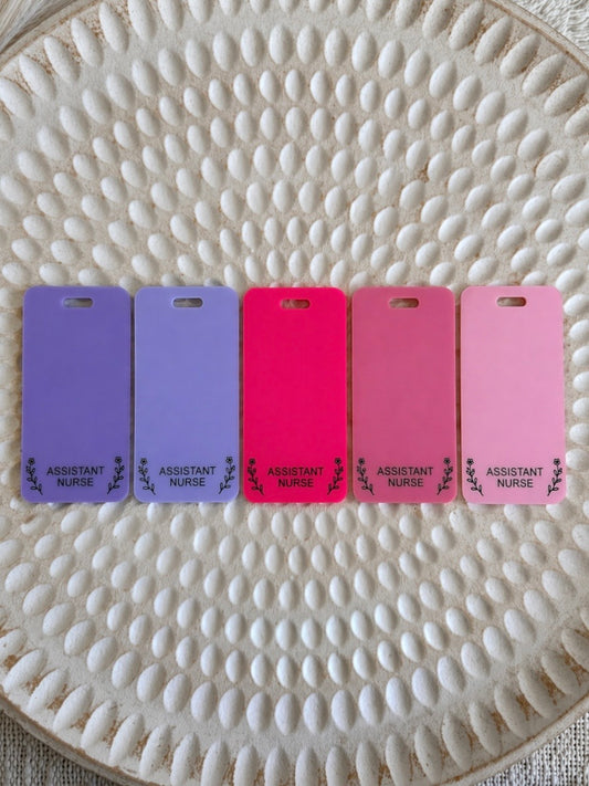 CLASSIC Personalised Acrylic Badge Buddy/ Topper