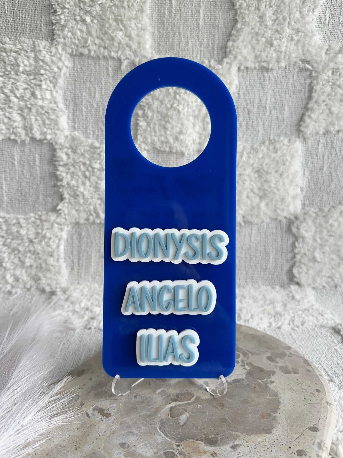 TOOTH FAIRY Please Stop Here Door Hanger Additional Interchangeable Name