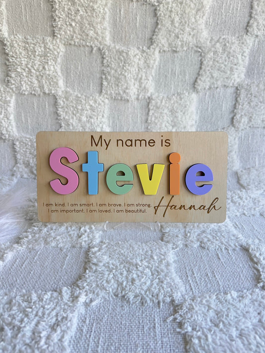 Affirmation Personalised Name Puzzle