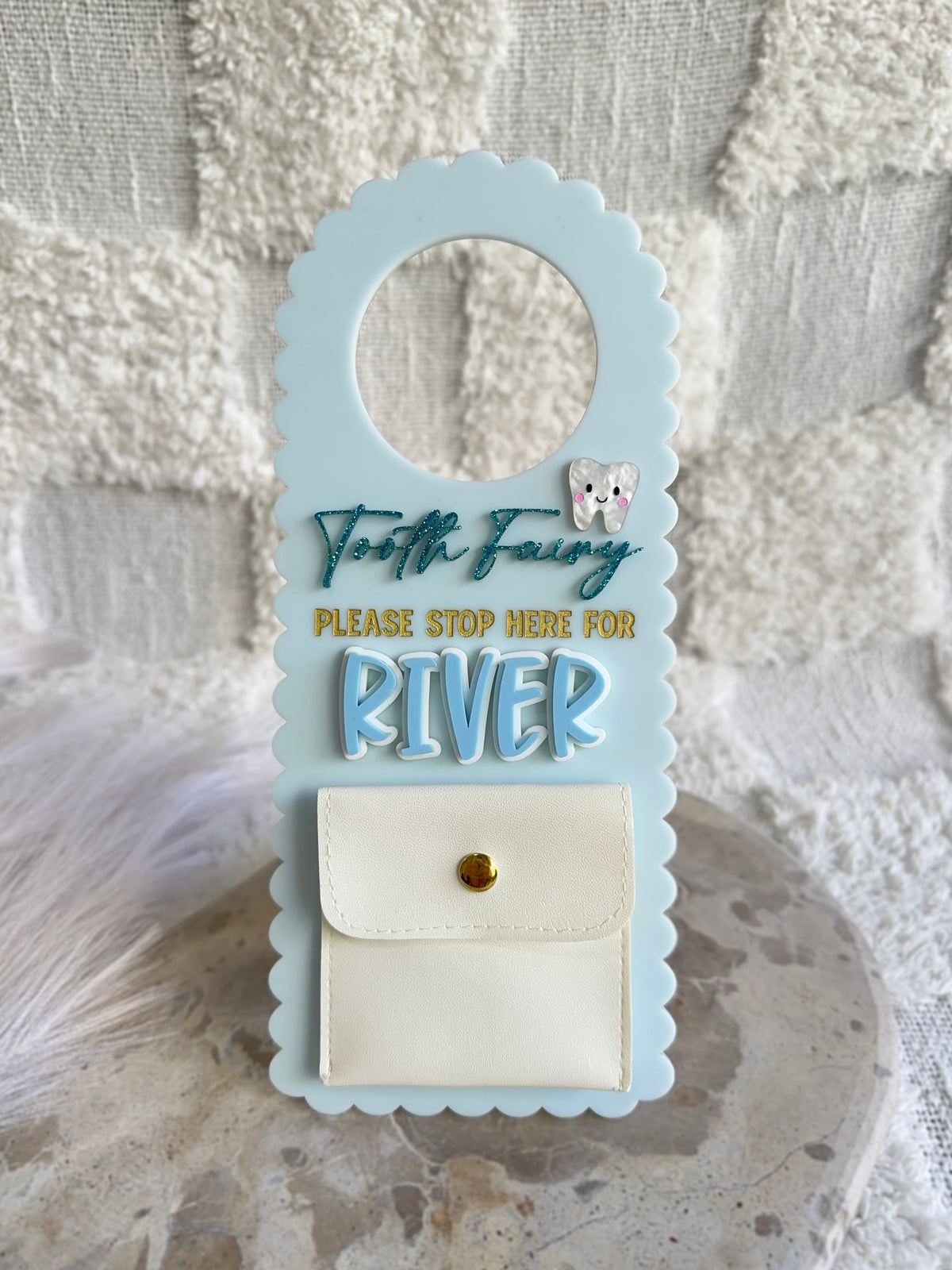 TOOTH FAIRY Please Stop Here Door Hanger