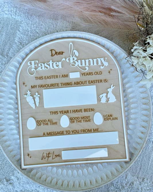 'Dear Easter Bunny' Message Board