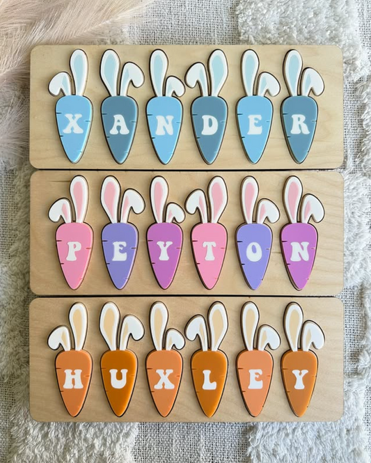 CARROT Personalised Easter Name Puzzle