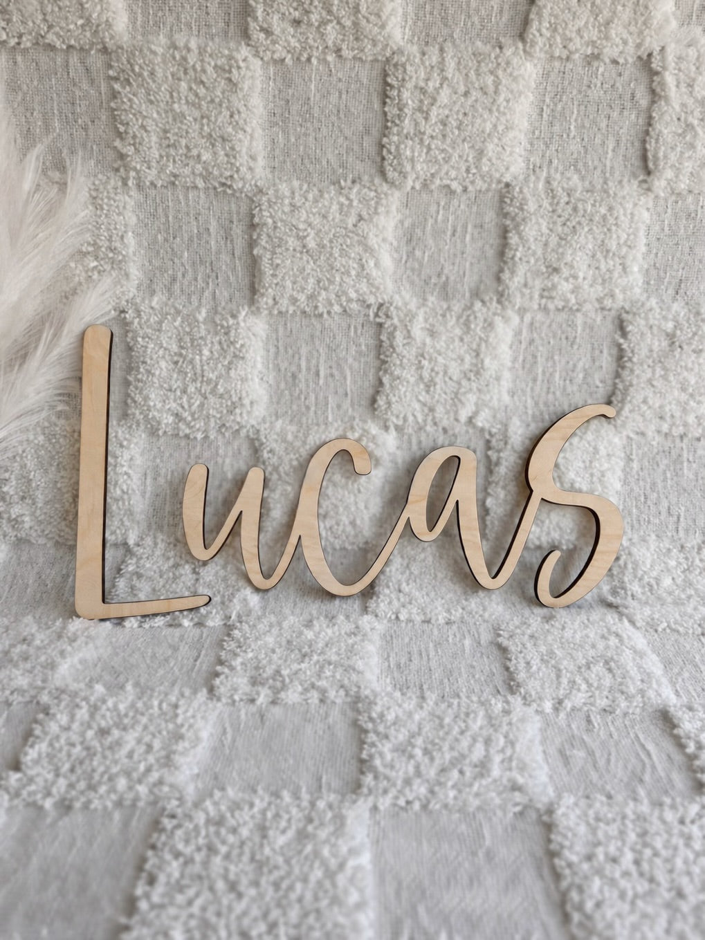 Single Layer Personalised Name Wall Plaque