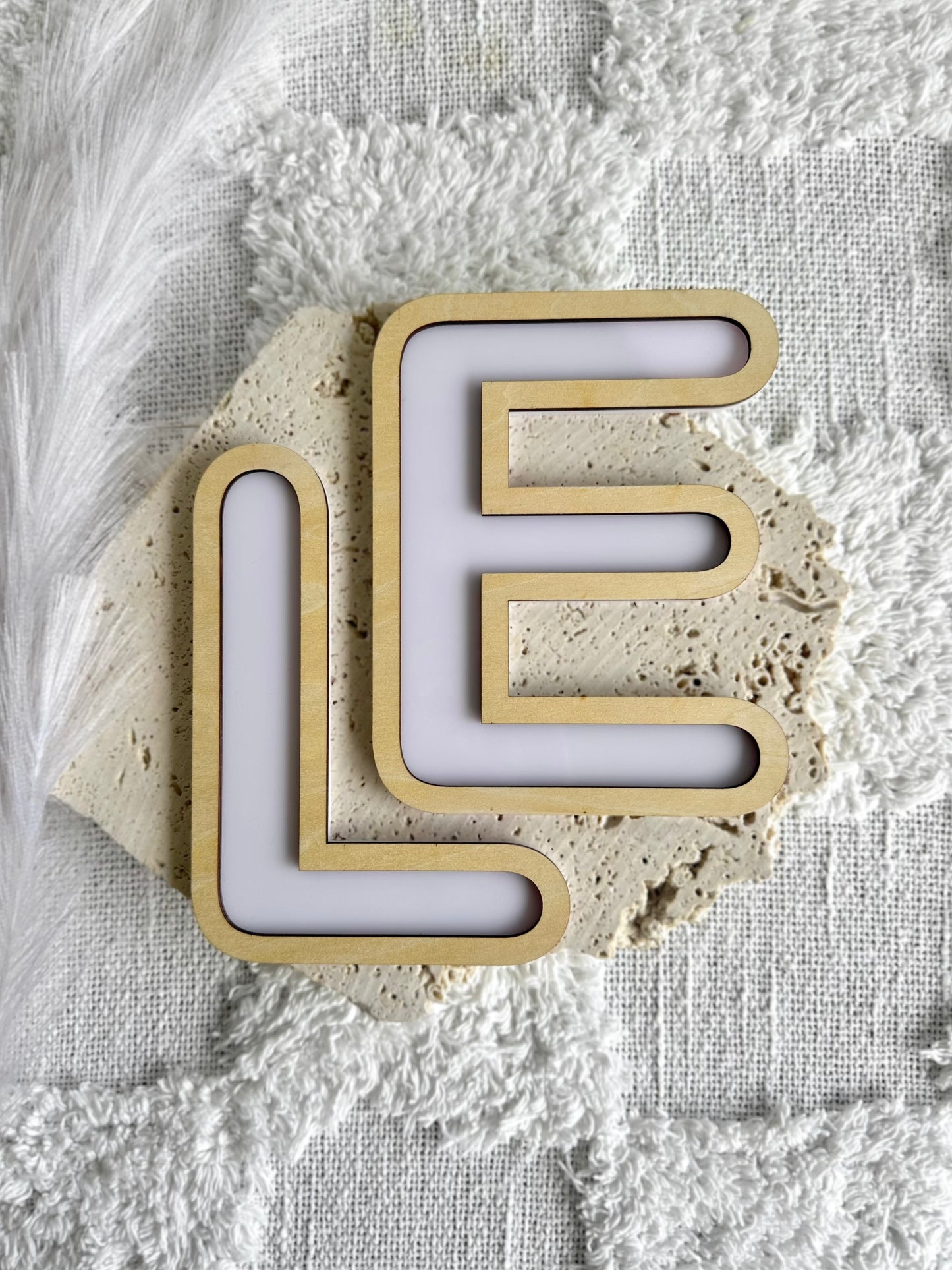 Outline Pop Alphabet Letter Wall Decor