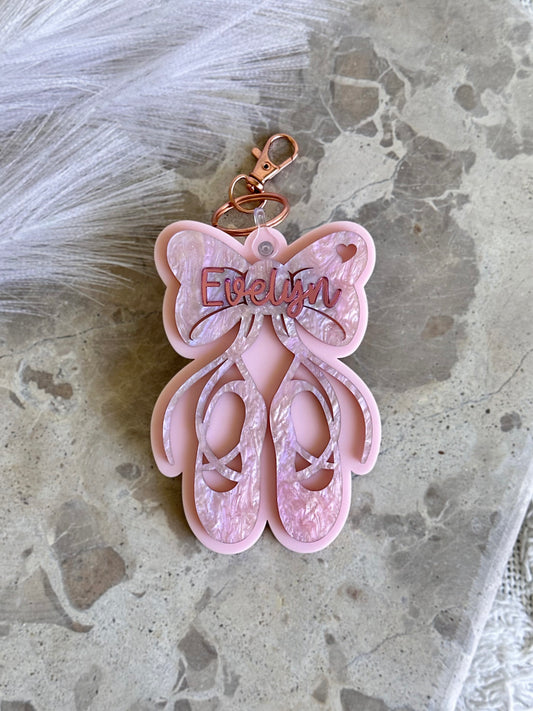 DANCER Personalised Acrylic Bag Tag