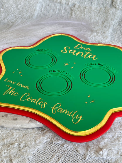 WAVY Personalised Dear Santa Christmas Treat Tray Board