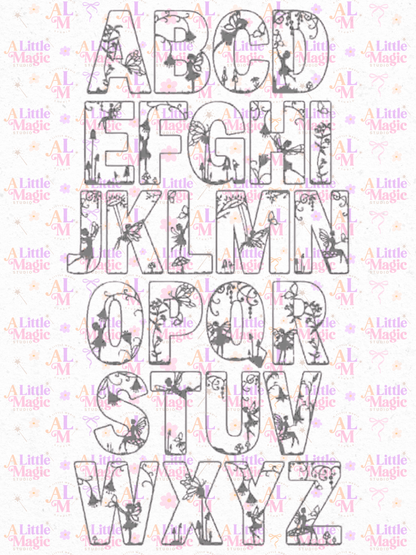 Fairy Alphabet Letter Wall Decor