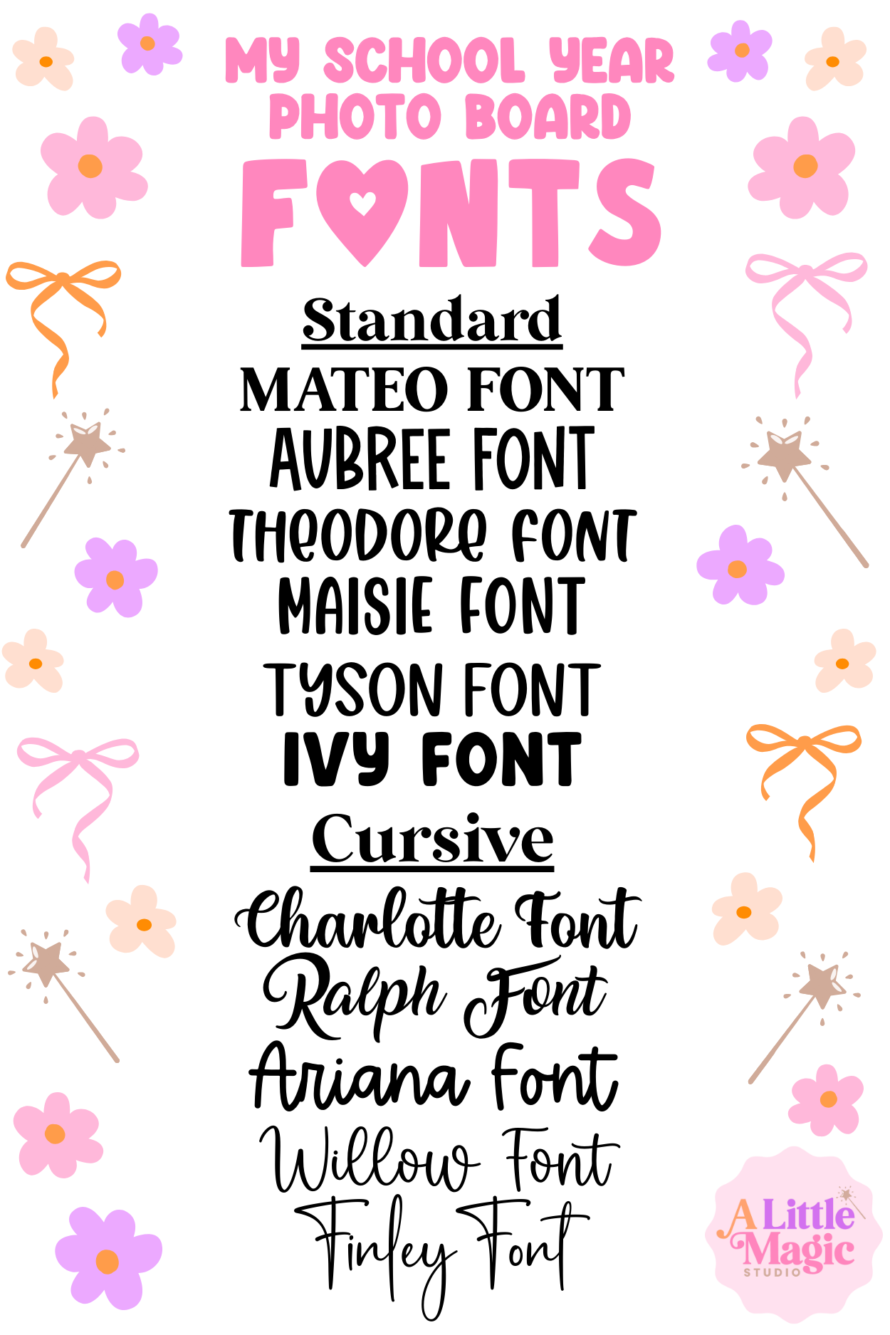 Horizontal Rectangle - My School Years Photo Board