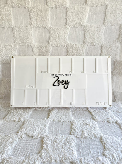 Horizontal Rectangle - My School Years Photo Board