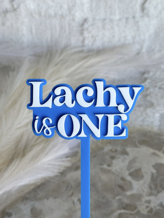 SIMPLE Personalised Birthday Cake Topper