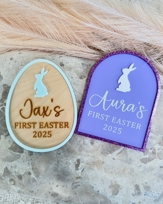 Baby's First Easter Personalised Plaque