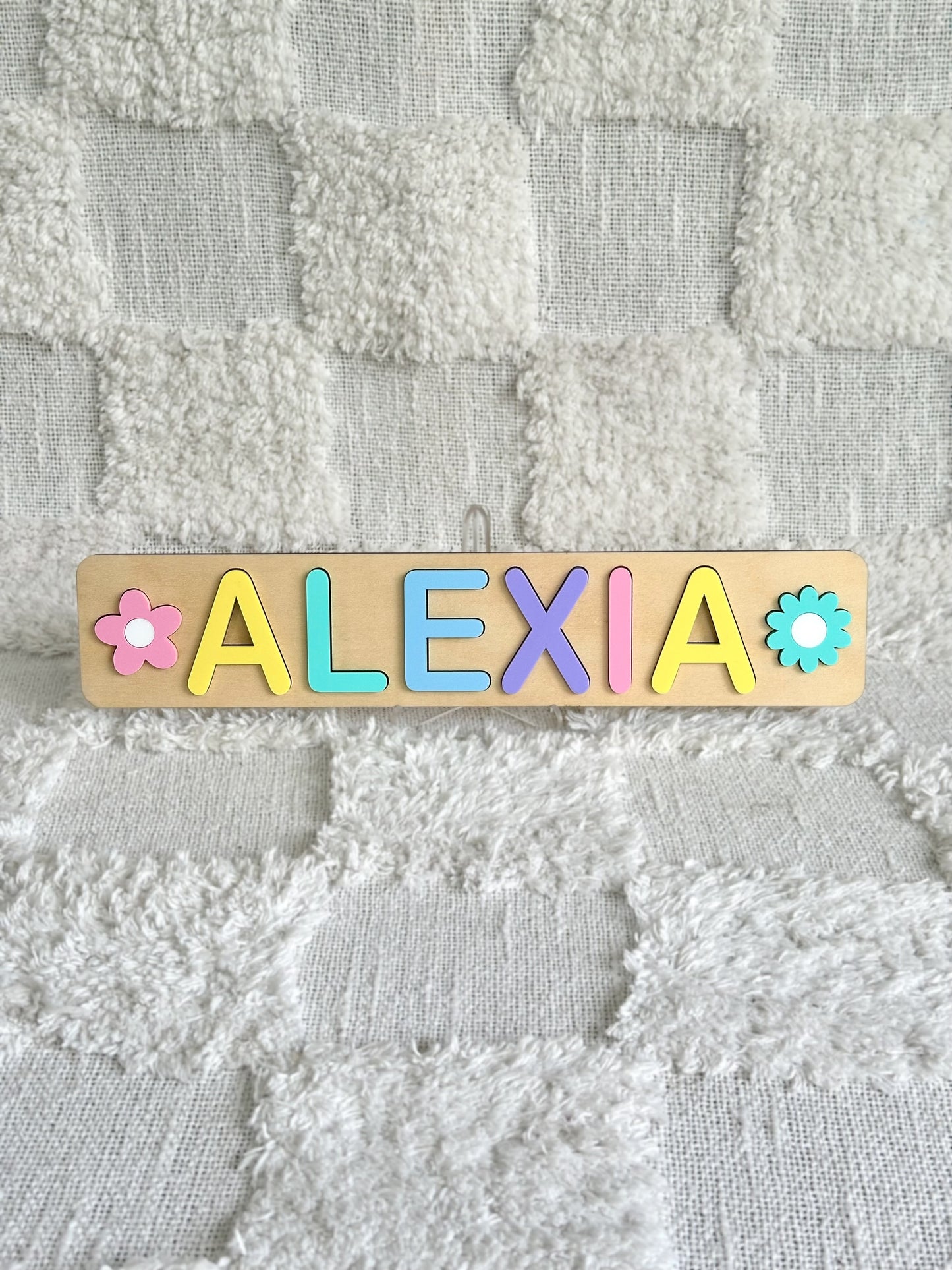FLOWER Personalised Name Puzzle