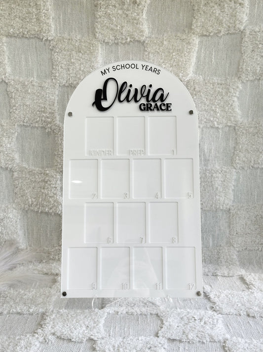 Medium Arch - My School Years Photo Board