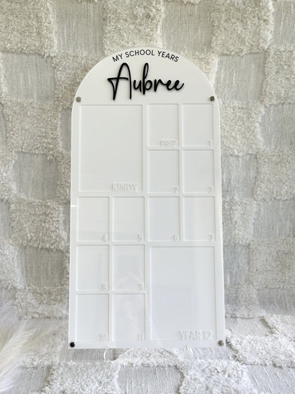 Large Arch - My School Years Photo Board